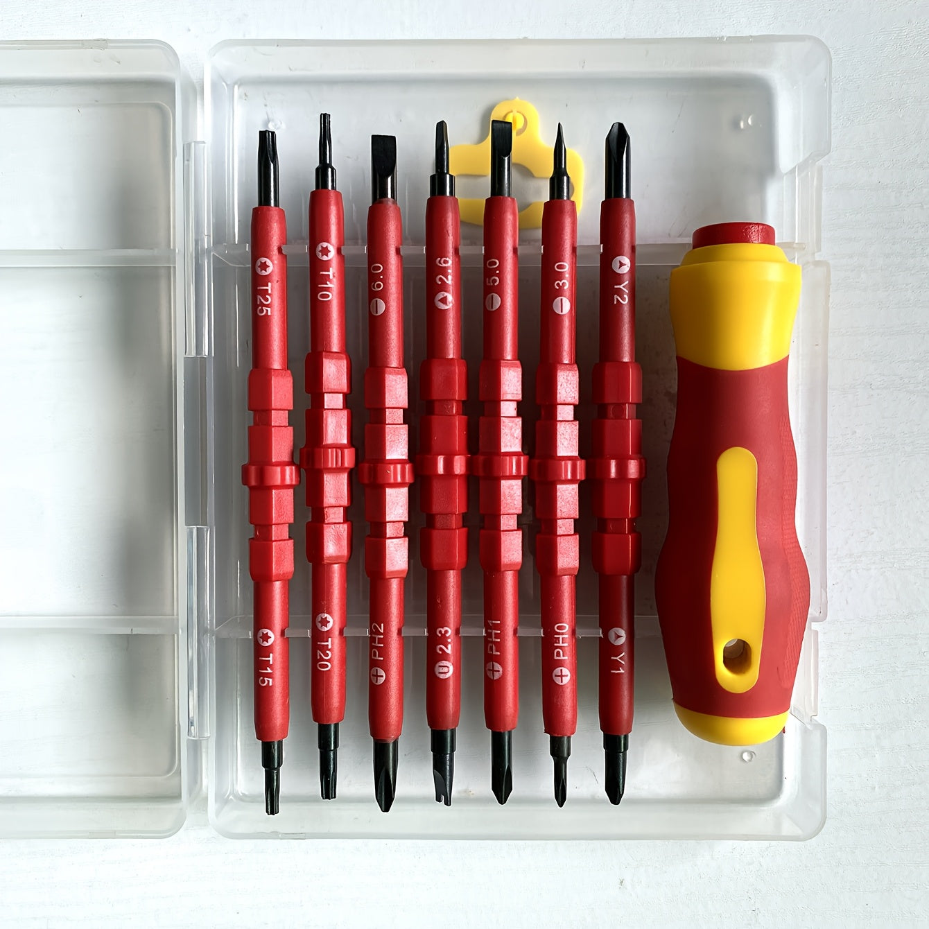 7-in-1 Multi-Function Electric Screwdriver Set, Dual-Purpose Multi-Sized Tool Kit, Metal, No Power Required, Cordless Screwdriver Set