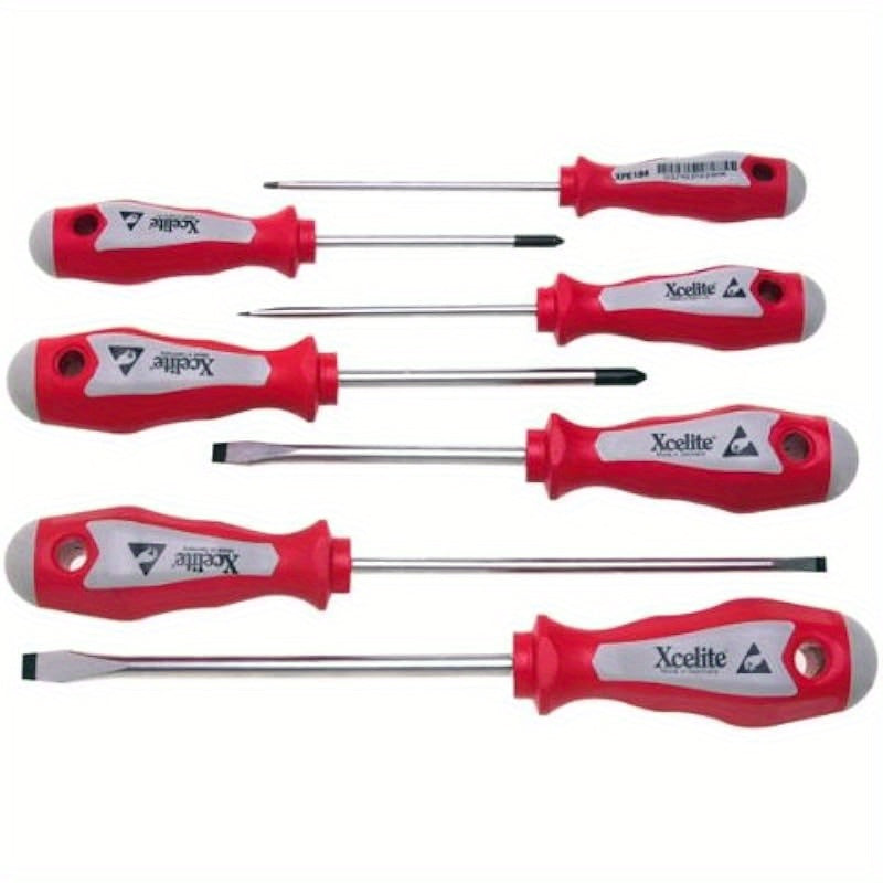 Xcelite XPE700 Chromium Molybdenum Steel Electronics Screwdriver Set 7pcs