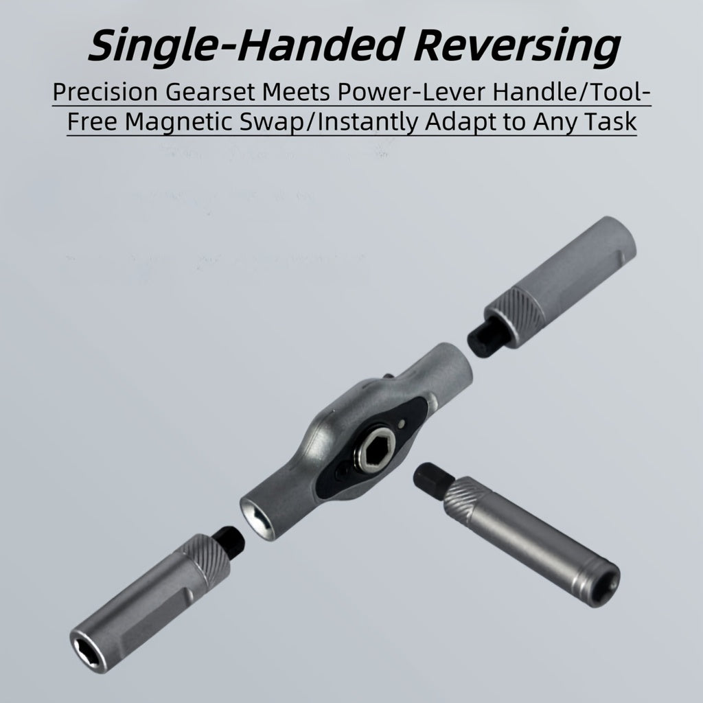 25-in-1 Magnetic Ratchet Screwdriver Set with Bidirectional Ratchet, Magnetic Tips & Quick-Change Handle - CR-V Steel Construction, Heavy-Duty Portable Case - Professional Electronics Repair Toolkit, Home DIY, Phone, Watch, PC, Automotive - Compact