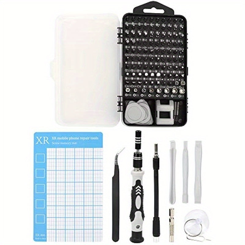 119in 1 CRV Accuracy Screwdriver Set Essential Toolkit for Mobile and Computer Repairs. Ergonomic Design for Tech Enthusiasts
