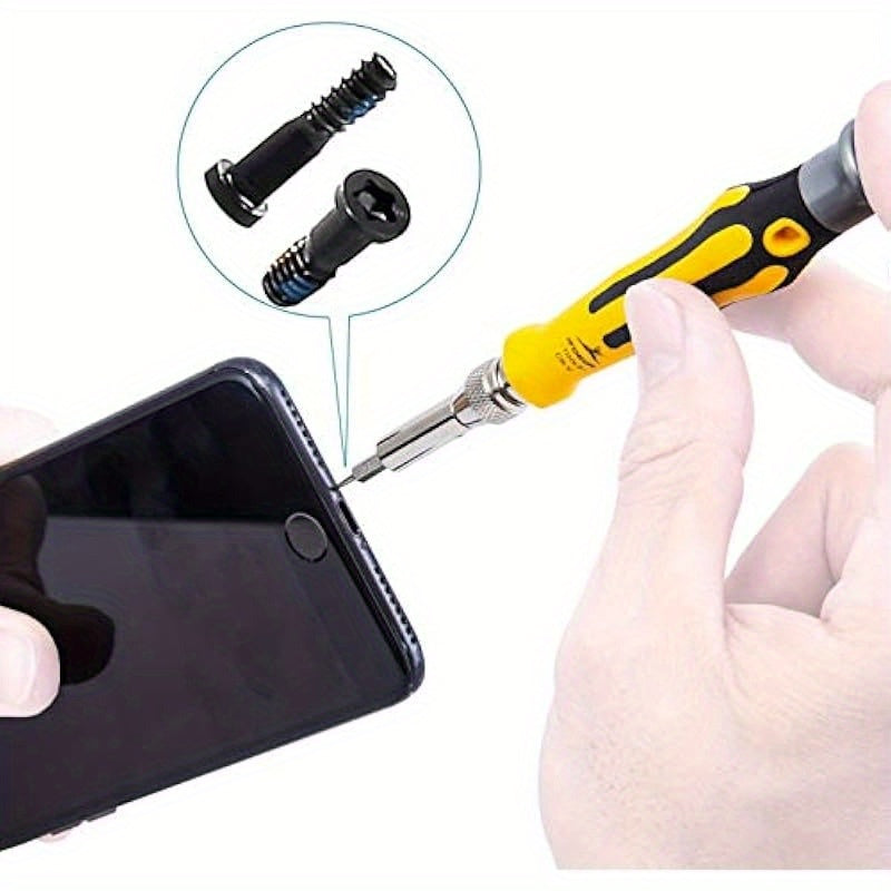 46 in 1 Precision Electronic Screwdriver Set R'deer Magnetic Professional Repair Tools Kit with Extension Bar and Tweezers
