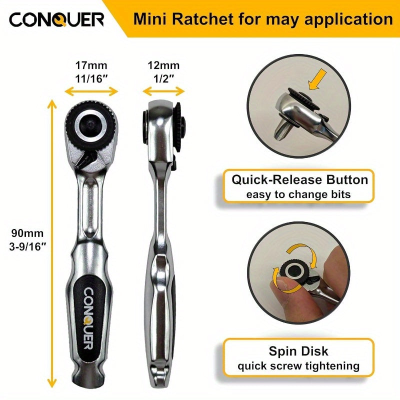 22pcs Heavy-Duty Ratchet Screwdriver Set with Tungsten Chamfer Kit - Professional Precision Tool Kit with 72-Tooth Gearhead, S2 Torx/Phillips/Flathead Bits, Impact-Resistant Case & Ergonomic Grip for Automotive, Electronics, Plumbing, Construction - Ideal