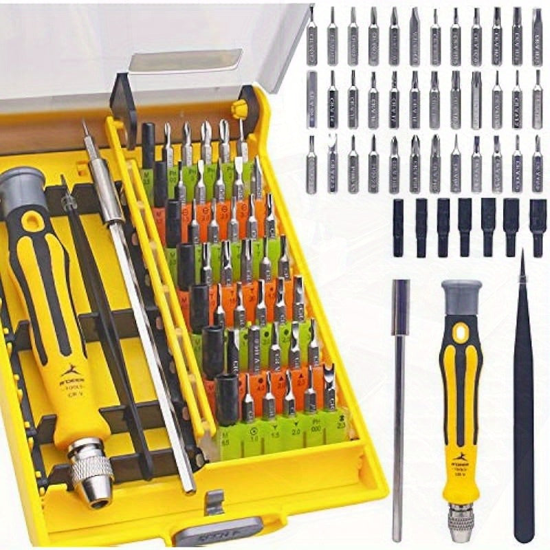 46 in 1 Precision Electronic Screwdriver Set R'deer Magnetic Professional Repair Tools Kit with Extension Bar and Tweezers