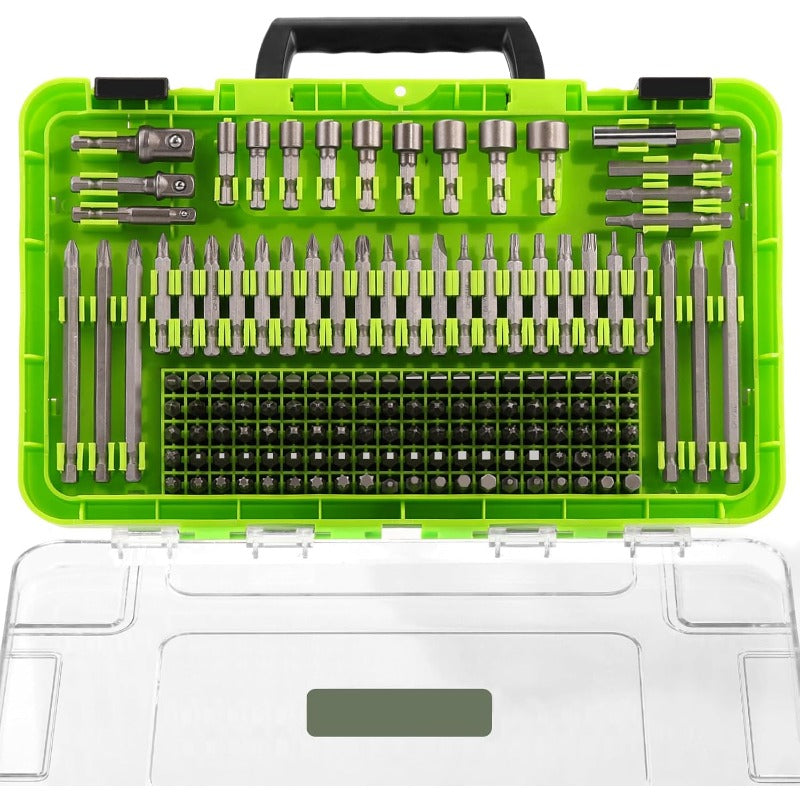 142pcs YOUGFIN Heavy-Duty Screwdriver & Nut Driver Set with Magnetic Bit Holder & Adapters - Chrome Vanadium Steel Construction, Impact-Resistant Bits, Ergonomic Storage Case - All-in-One Tool Kit for Home, Automotive, Electronics, Plumbing Repairs (No
