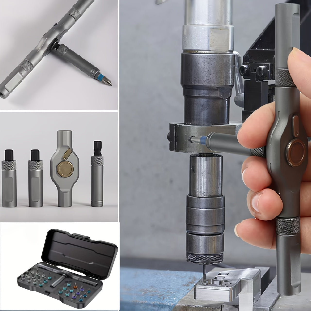 25-in-1 Magnetic Ratchet Screwdriver Set with Bidirectional Ratchet, Magnetic Tips & Quick-Change Handle - CR-V Steel Construction, Heavy-Duty Portable Case - Professional Electronics Repair Toolkit, Home DIY, Phone, Watch, PC, Automotive - Compact
