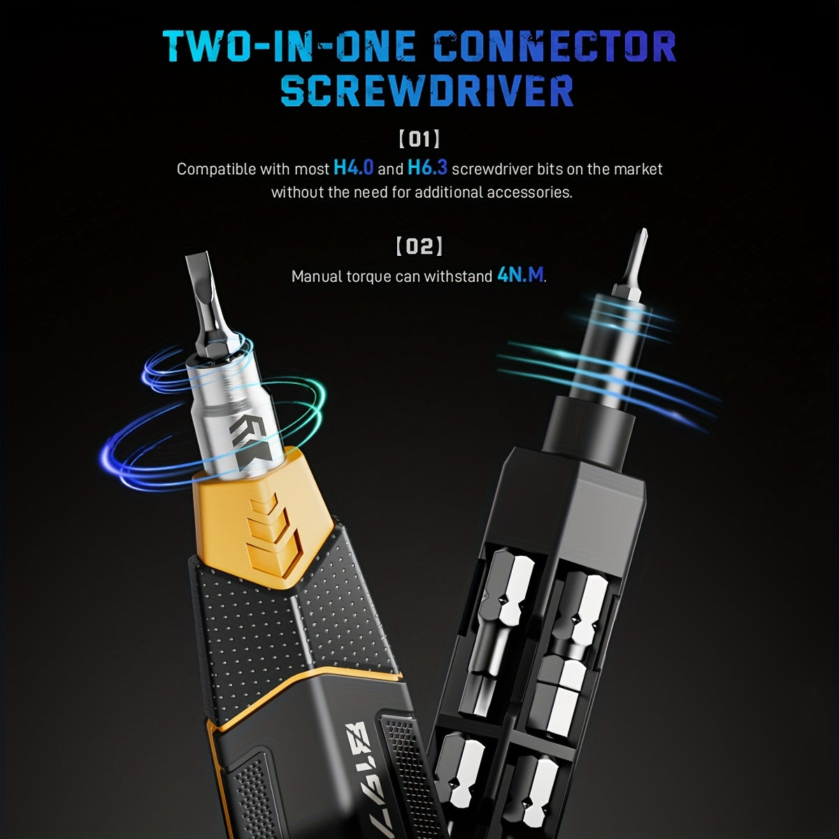Jakemy 257in 1 Professional Multifunctional Screwdriver Set Manual Household Repair Screw Driver Precision Bits HexS2 steel material H4.0, H6.3 screwdriver bit
